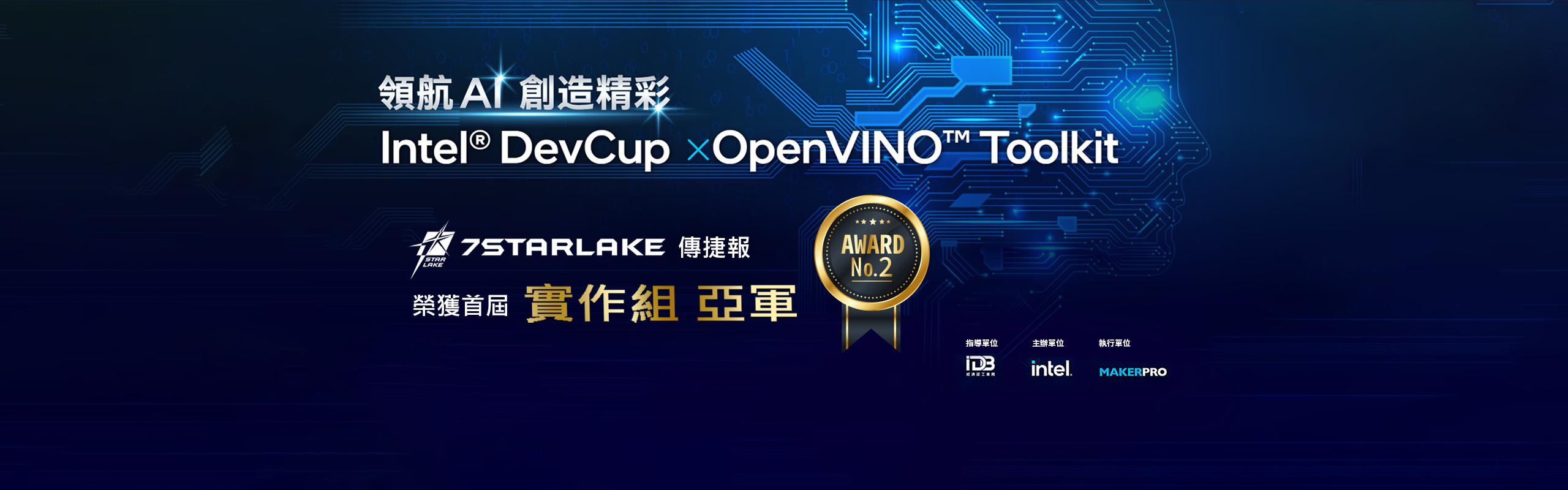 Intel® DevCup x OpenVINO™ Toolkit參賽榮獲實作組亞軍