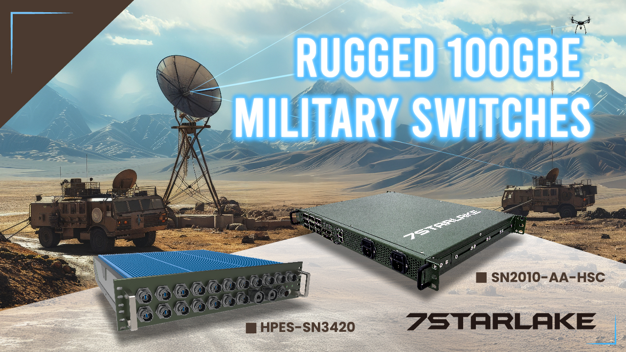 Rugged 100GbE Military Switches