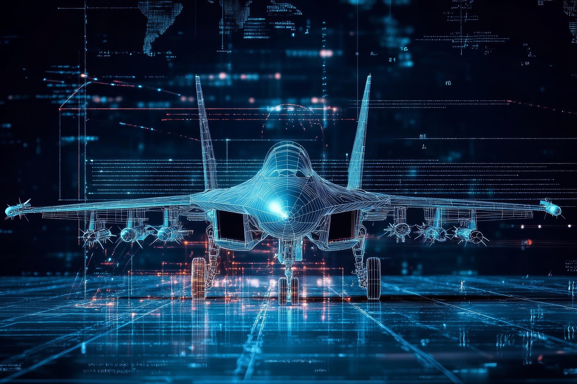 Military Aircraft with AV600-MH-A50 GPU Computer