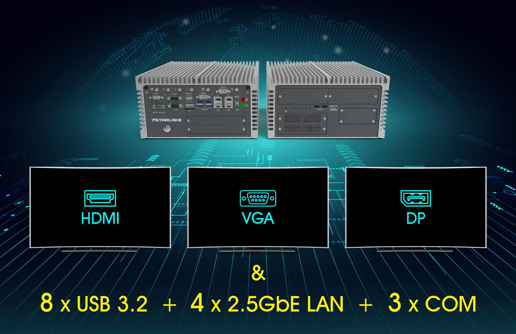 CPT200 Triple Display Output
