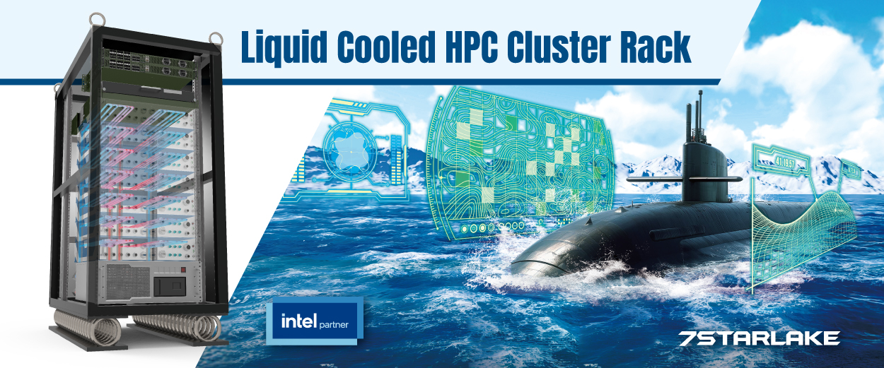 Liquid-Cooled HPC Cluster Rack System | 7STARLAKE
