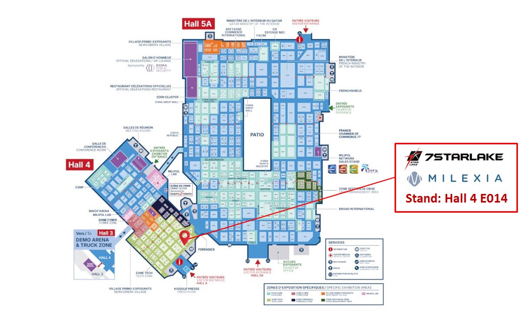 Floor Plan Milipol 2025 Milexia 7STARLAKE