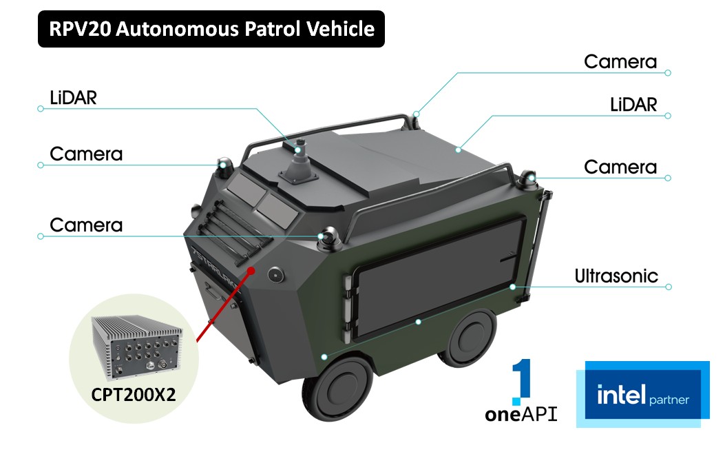 RPV20 Autonomous Patrol Vehicle with CPT200X2