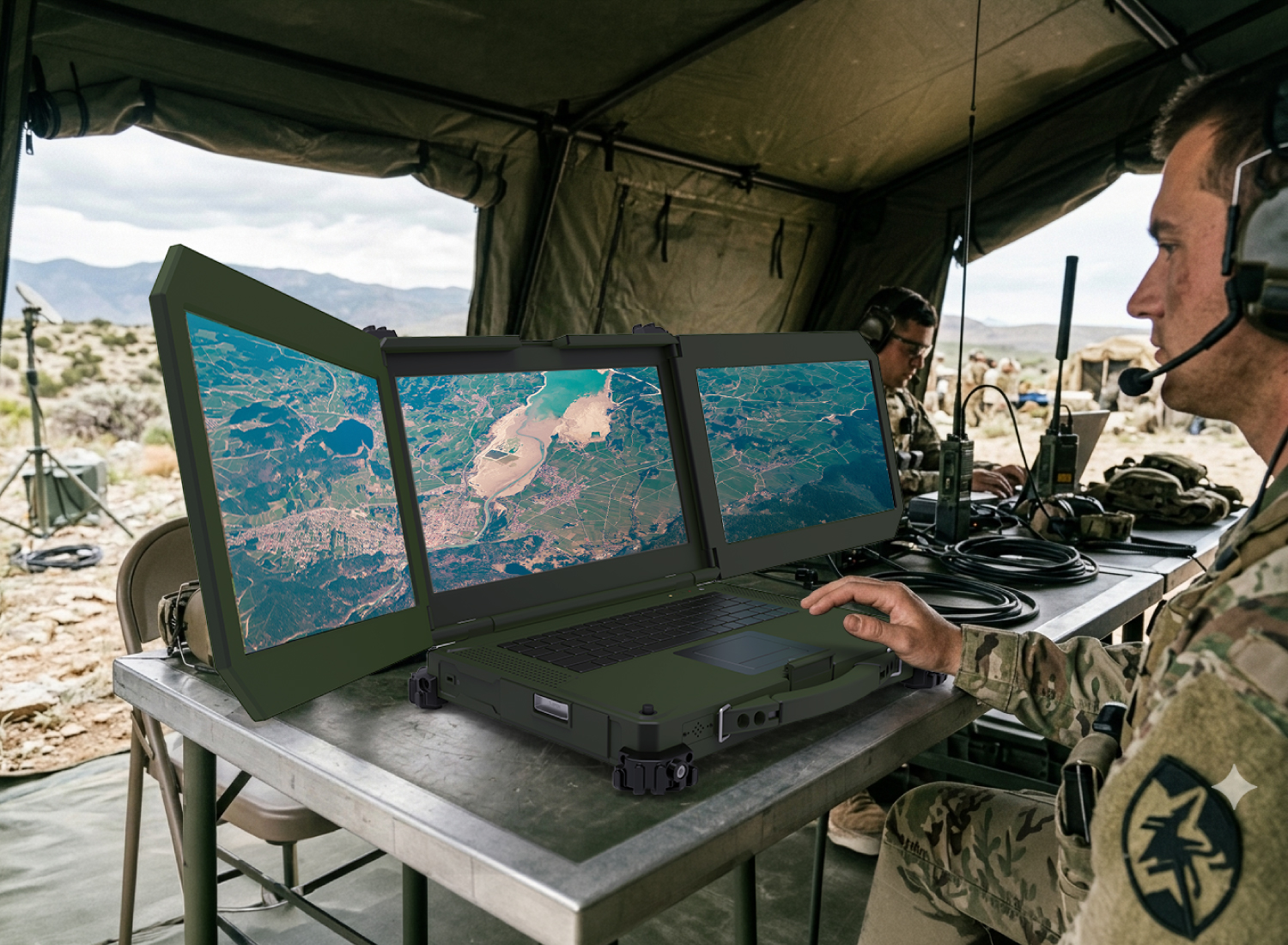 Triple Displays for Mission-Critical Operations