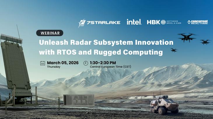  Unleash Radar Subsystem Innovation with RTOS and Rugged Computing