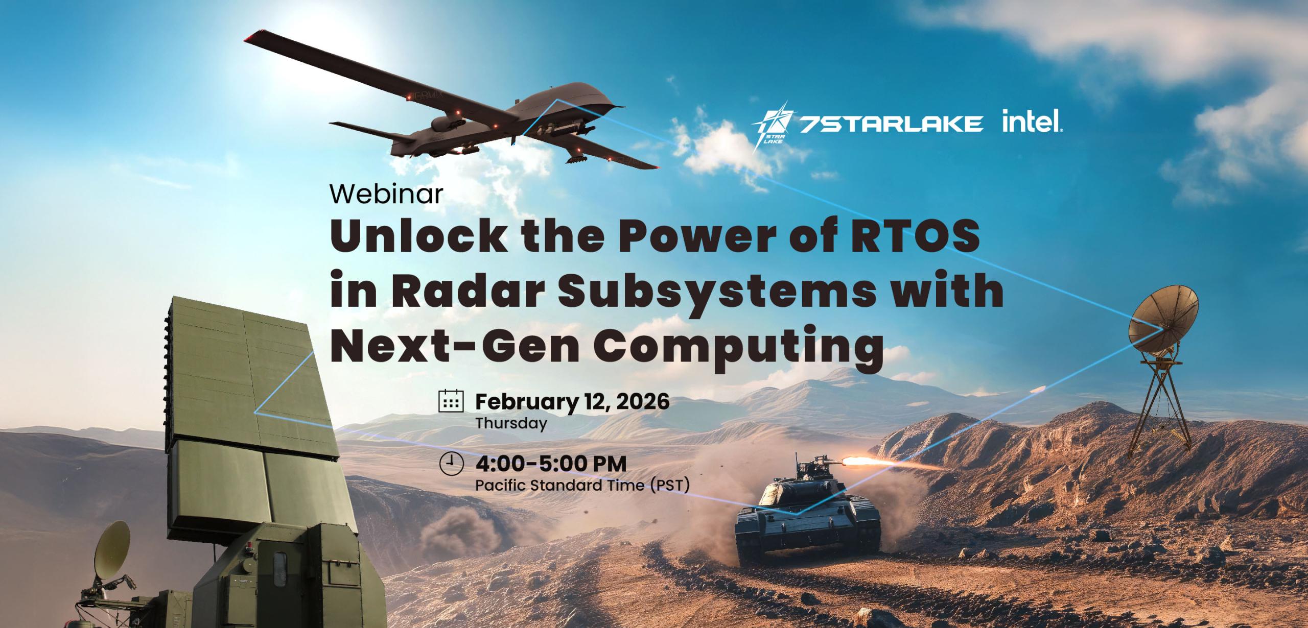 Unlock The Power Of RTOS In Radar Subsystems with Next-Gen Computing