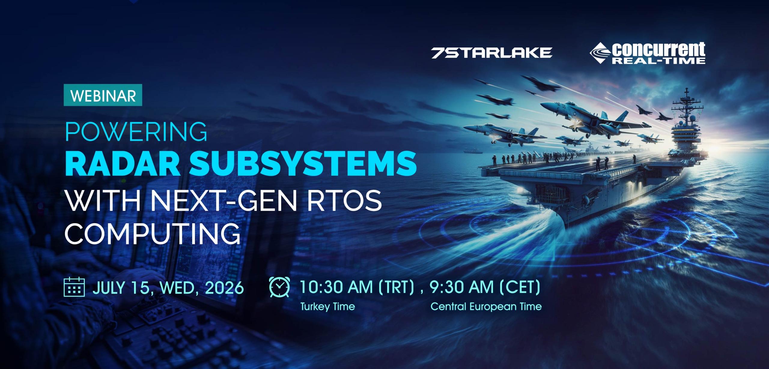 RTOS Computer for Radar Subsystems 