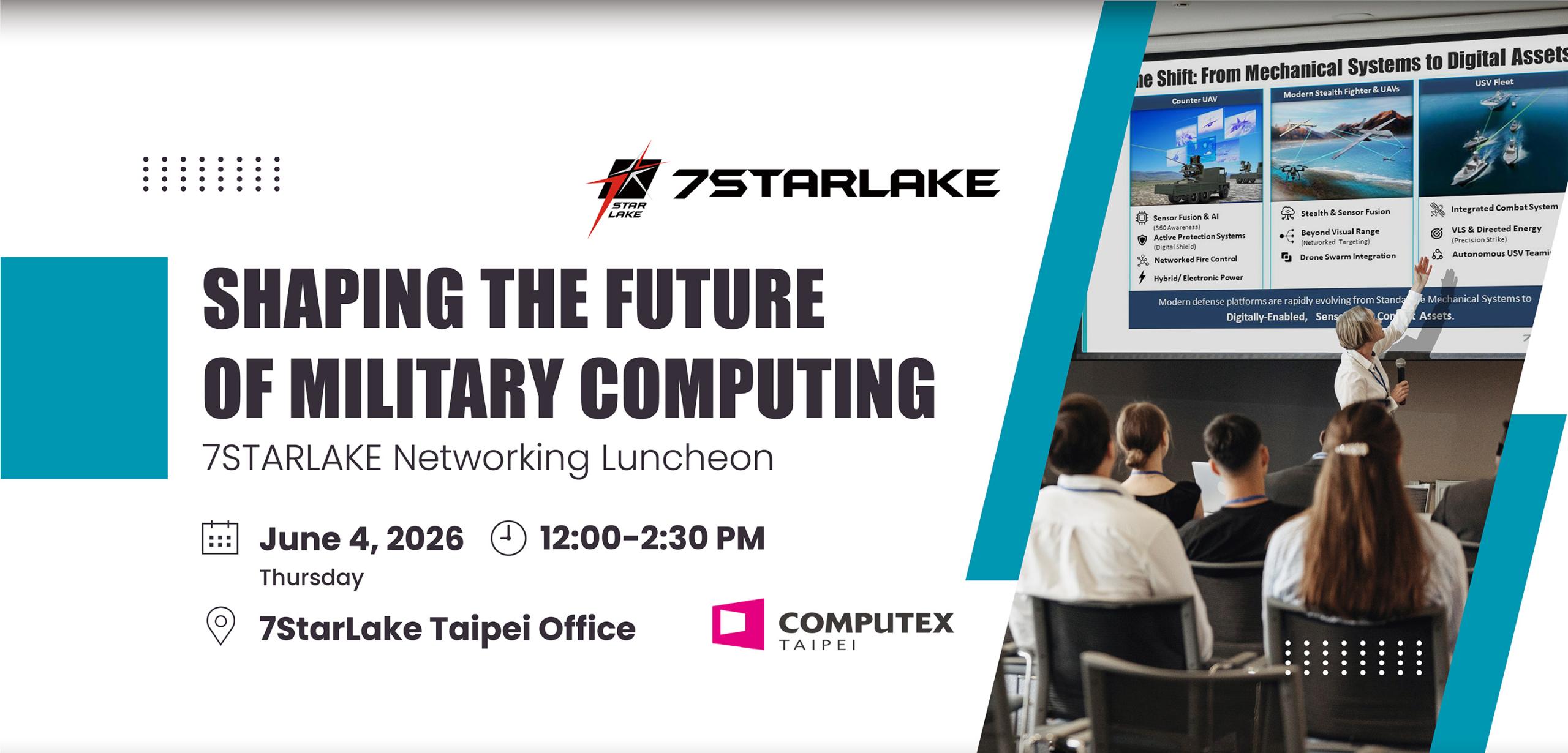 [Networking] Shaping the Future of Military Computing- June 4th 2026