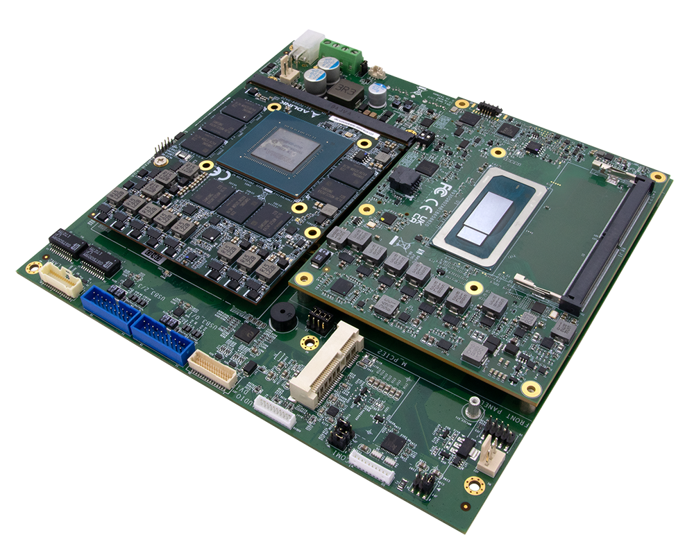 SK515P-T6RH COM Express Type 6 Carrier Board front CPU GPU