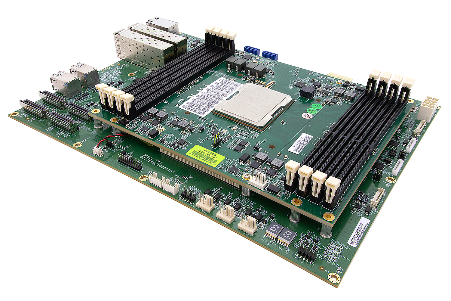 SK521-D27: COM-HPC Server Type D Carrier Board with MXM, MCIOs Expansions       