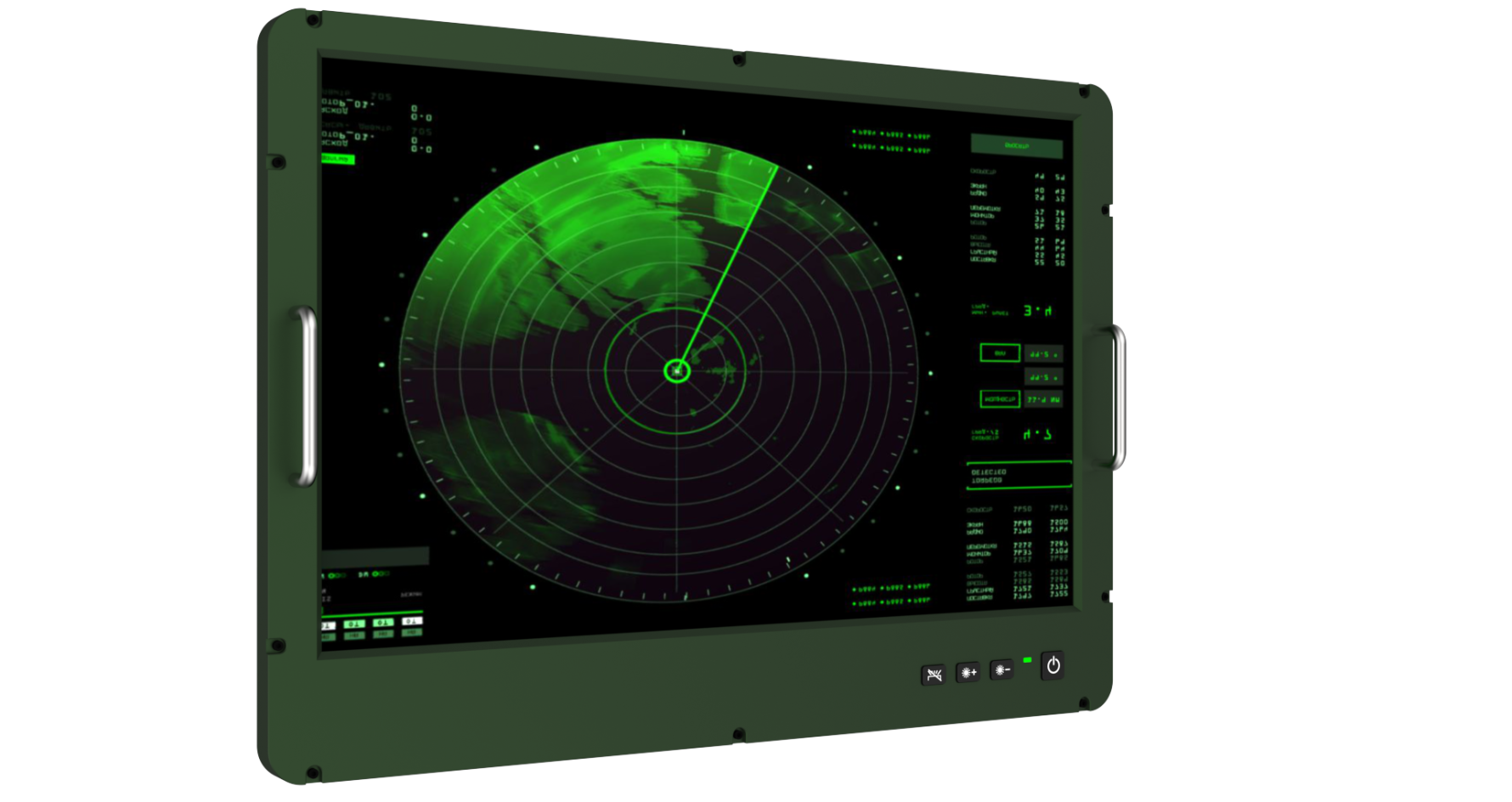 SKY24-P04 Rugged Military Smart Display for Shipboards