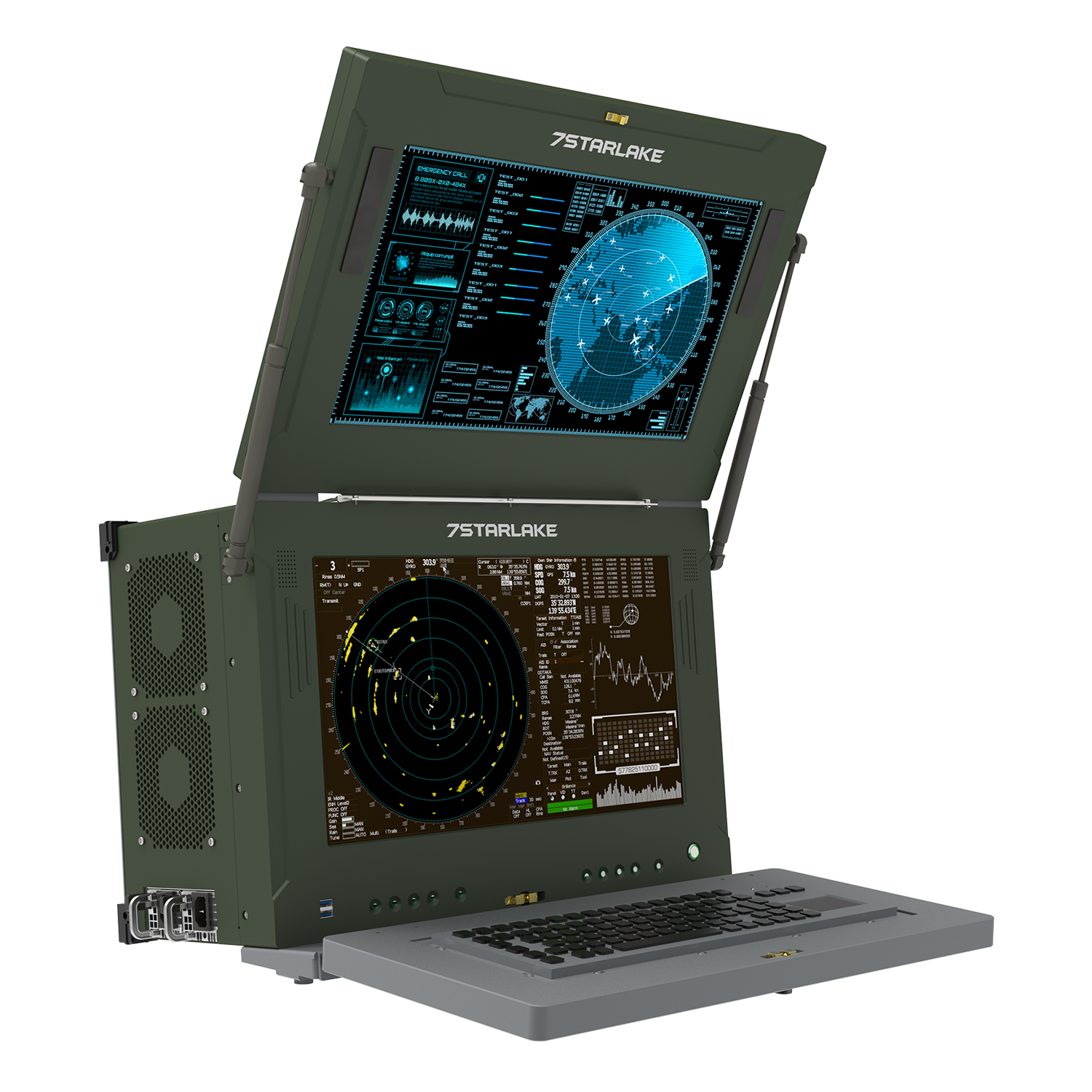 PS2-24 Dual Display -24" Portable GPU Server