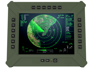 Military Panel Computer with 18 programmable function key