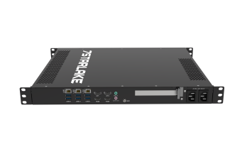 1U 19” AC-DC Short Depth Redundant Fanless Server