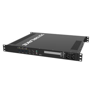 1U 19” AC-DC Short Depth Redundant Fanless Server