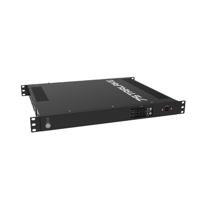 1U 19” DC-DC Short Depth Redundant Fanless Server