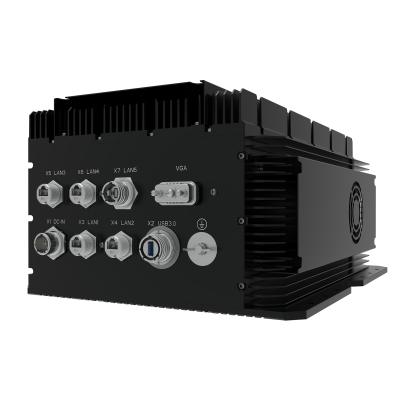 IP65 Military Xeon® 6 Granite Rapids D, 32C, 100G QSFP28 MXM RTX5000m GPU Server 